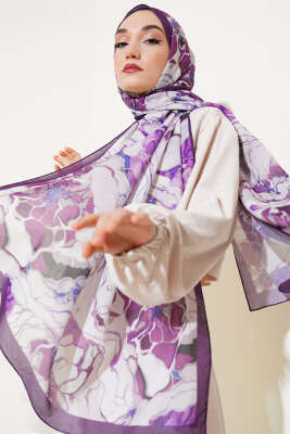 Alice Desen Lina Şal Menekşe