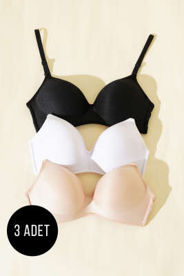 Balensiz Yok Gibi 3'lü Sütyen Asorti 1