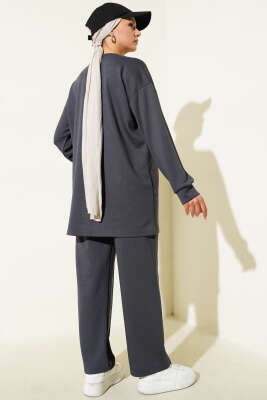 Basic Cepli İkili Takım Füme - İkili Takım