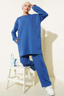 Basic Cepli İkili Takım İndıgo 