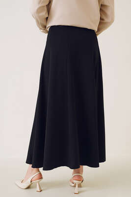 Basic Kloş Etek Siyah - Etek