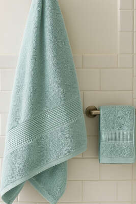 Betüş Banyo Havlu 2'li Takım Mint - MAHİR HAVLU