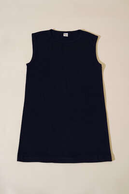 Bisiklet Yaka Sıfır Kol Bayan Body Siyah - YILDIRIM İÇ GİYİM