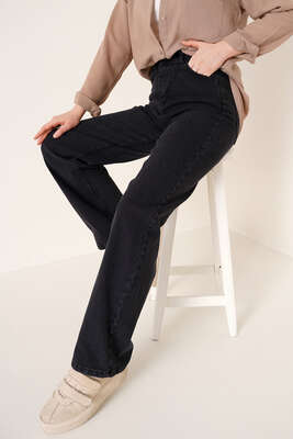 Boru Paça Füme Jean Pantolon 