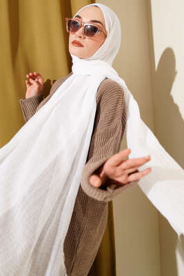 Bürümcük Soft Şal Beyaz - ASSE BONE