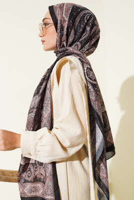 Camel Serisi Soft Şal Asorti 1 - Başörtüsü