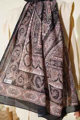 Camel Serisi Soft Şal Asorti 1 - Başörtüsü