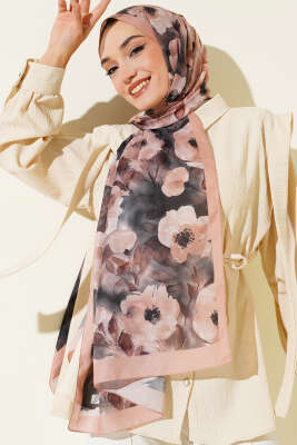 Camel Serisi Soft Şal Asorti 10 - Başörtüsü