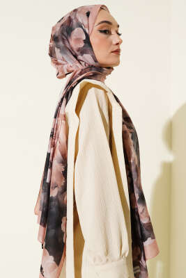 Camel Serisi Soft Şal Asorti 10 - Başörtüsü
