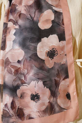 Camel Serisi Soft Şal Asorti 10 - Başörtüsü