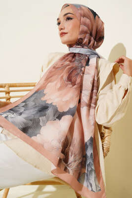 Camel Serisi Soft Şal Asorti 2 - Başörtüsü