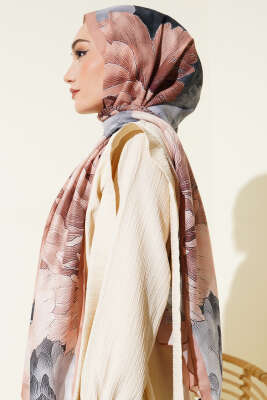 Camel Serisi Soft Şal Asorti 2 - Başörtüsü