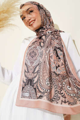 Camel Serisi Soft Şal Asorti 6 - Başörtüsü