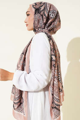 Camel Serisi Soft Şal Asorti 6 - Başörtüsü
