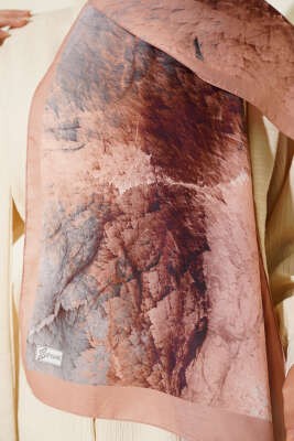 Camel Serisi Soft Şal Asorti 7 - Başörtüsü