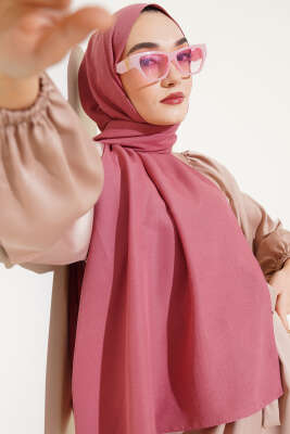 Cazz Düz Şal Gül Kurusu - FONSERA