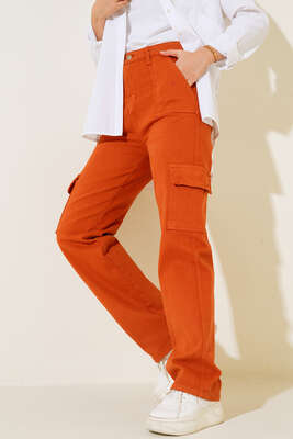 Cepli Kargo Pantolon Kiremit 