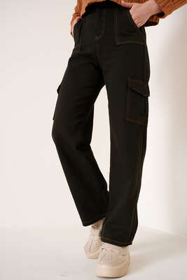 Cepli Kargo Pantolon Pastel Yeşili 