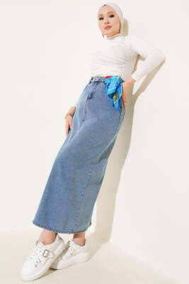 Cepli Kot Etek Kot Mavisi - Etek