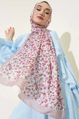 Çiçek Işıltısı Serisi Şal Latte 