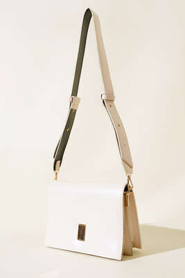 Çift Gözlü Askılı Çanta Bej 