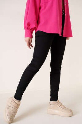 Dar Paça Jean Pantolon Siyah