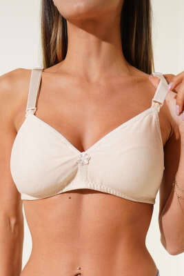 Emzirme Penye Sütyen Ten - EBRU SÜTYEN