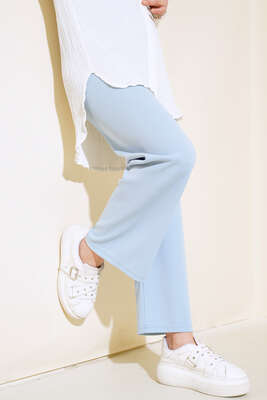 Fitilli Bol Paça Pantolon Bebe Mavi 