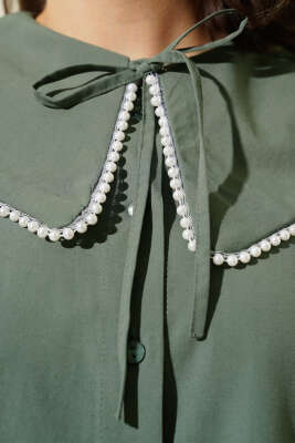 İncili Denizci Yaka Gömlek Haki - Gömlek