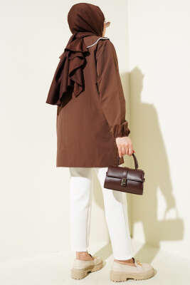 İncili Denizci Yaka Gömlek Kahve - Gömlek