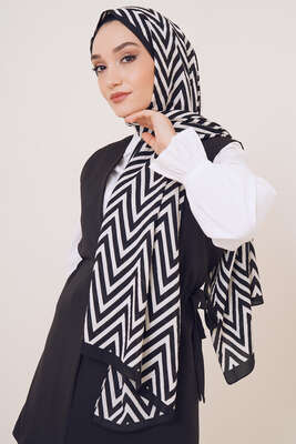 Karma Serisi Mio Şal Geometri Desen 