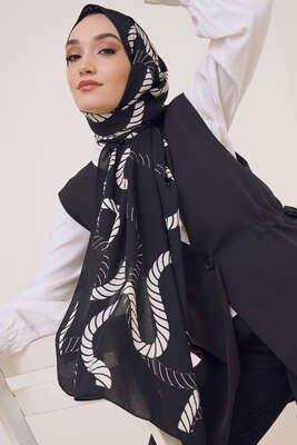 Karma Serisi Mio Şal Halat Desen 