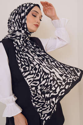 Karma Serisi Mio Şal Leopar Desen 