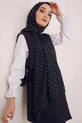 Karma Serisi Mio Şal Puantiye Desen 