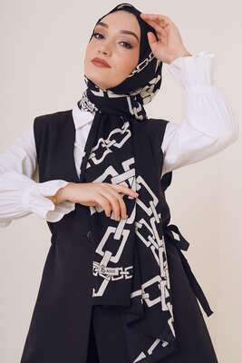 Karma Serisi Mio Şal Zincir Desen 