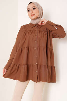 Katkat Gömlek Kahve