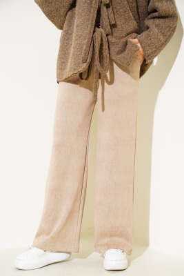 Loyşa Palazzo Pantolon Bej