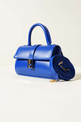 Mıknatıslı El Çantası Saks 