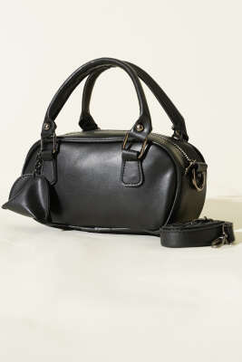 Mini Cüzdan Detaylı Kadın Çanta Siyah - ŞENTÜRK ÇANTA