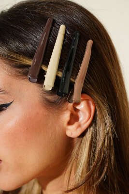 Oval 4'lü Pens Toka Asorti - İNCİ BİJÜTERİ