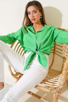 Oversize Kalıp Basic Gömlek Benetton 