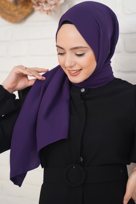 Pamuk Cazz Şal İpek Serisi Mor