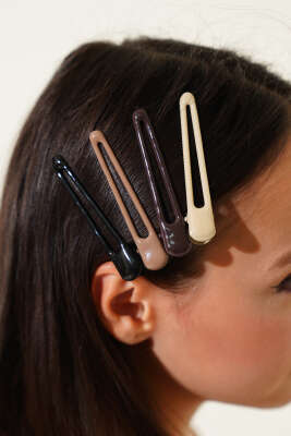 Renkli 4'lü Pens Toka Asorti - İNCİ BİJÜTERİ