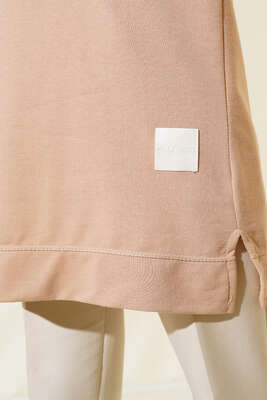 Salaş Armalı Tunik Bej - Tunik