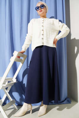 Scuba Mevlana Etek Lacivert - Etek