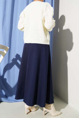 Scuba Mevlana Etek Lacivert - Etek