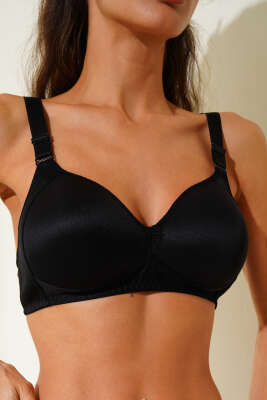 Desteksiz Telsiz İçi Boş Sütyen Siyah