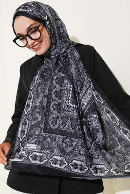 Siyah Serisi Soft Şal Asorti 3