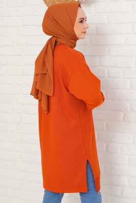 Stay With Me Baskılı Taba Tunik - Tunik