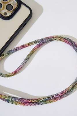 Taşlı Telefon Askısı Asorti - Telefon Aksesuarları